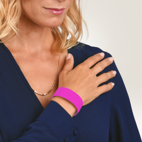 Braccialetti identificativi in Tyvek® Avery resistenti all'acqua - conf. 500 pz - rosa fluo - TYVPK-50